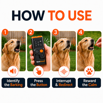 BarkPause Ultrasonic Bark Training Device