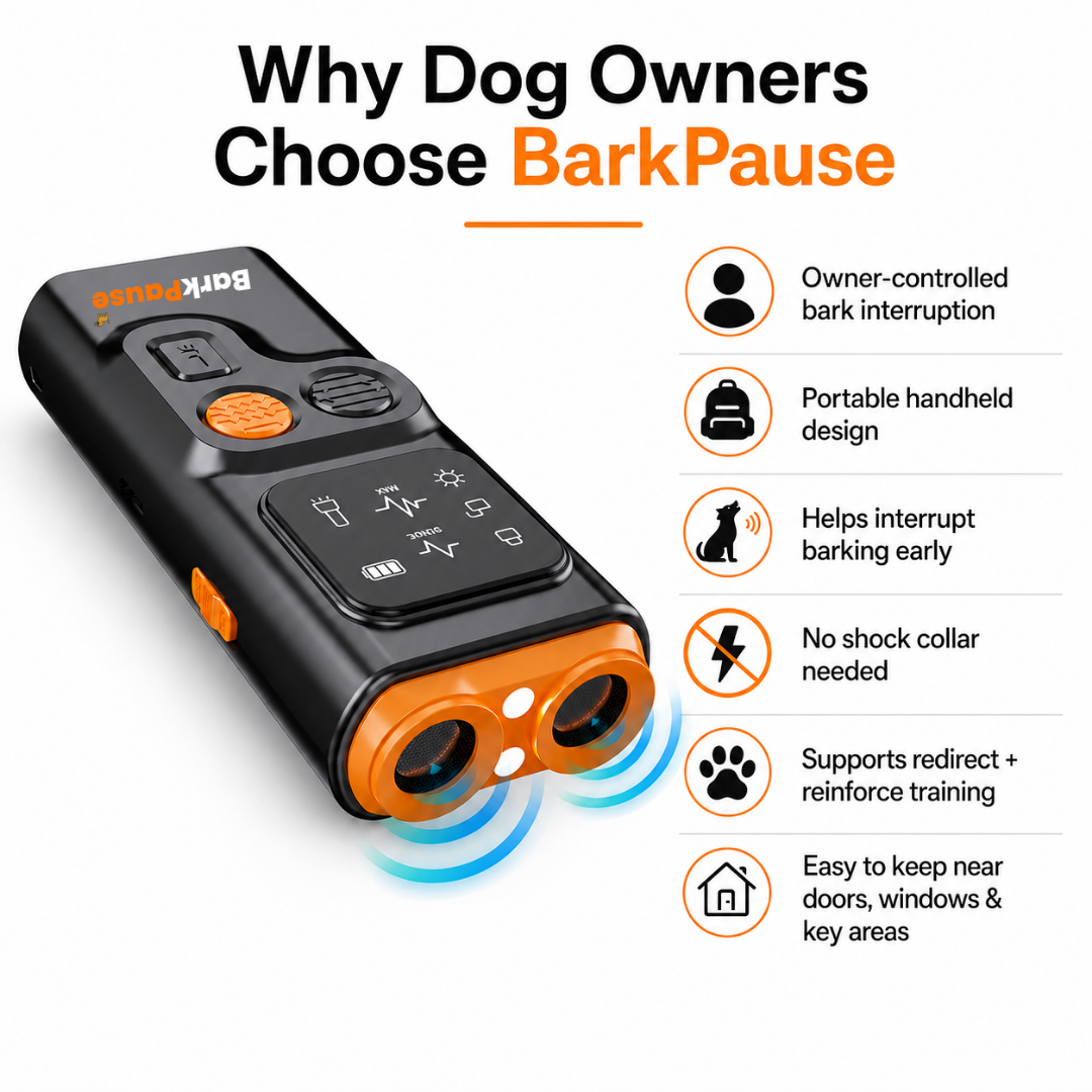 BarkPause Ultrasonic Bark Training Device